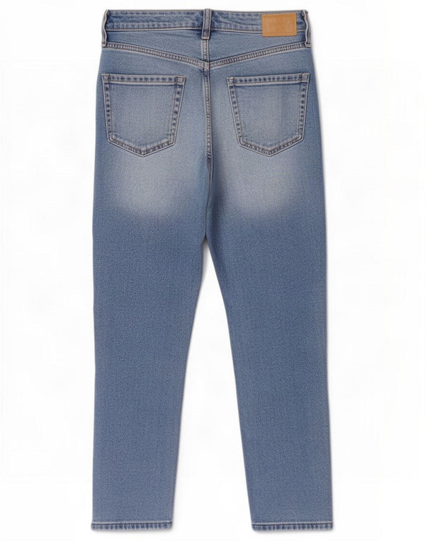 Hollister Womens Mom Ultra ψηλό κωνικό τζιν W26 L25 μπλε βαμβακερό
