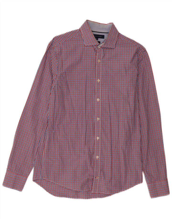 Ανδρικό πουκάμισο Tommy Hilfiger Slim Fit Medium πολύχρωμο βαμβακερό Gingham