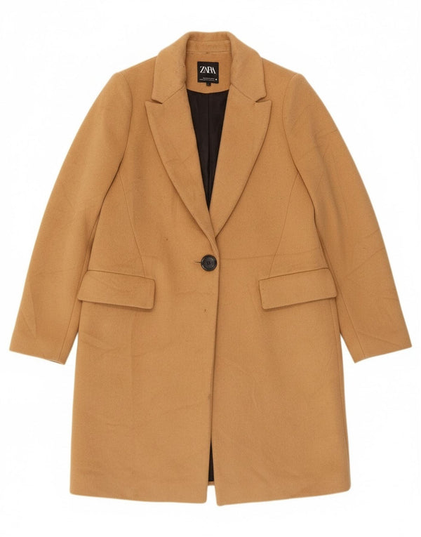 Zara Γυναικείο Παλτό UK 14 Medium Beige