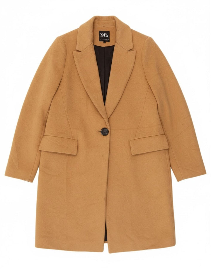 Zara Γυναικείο Παλτό UK 14 Medium Beige