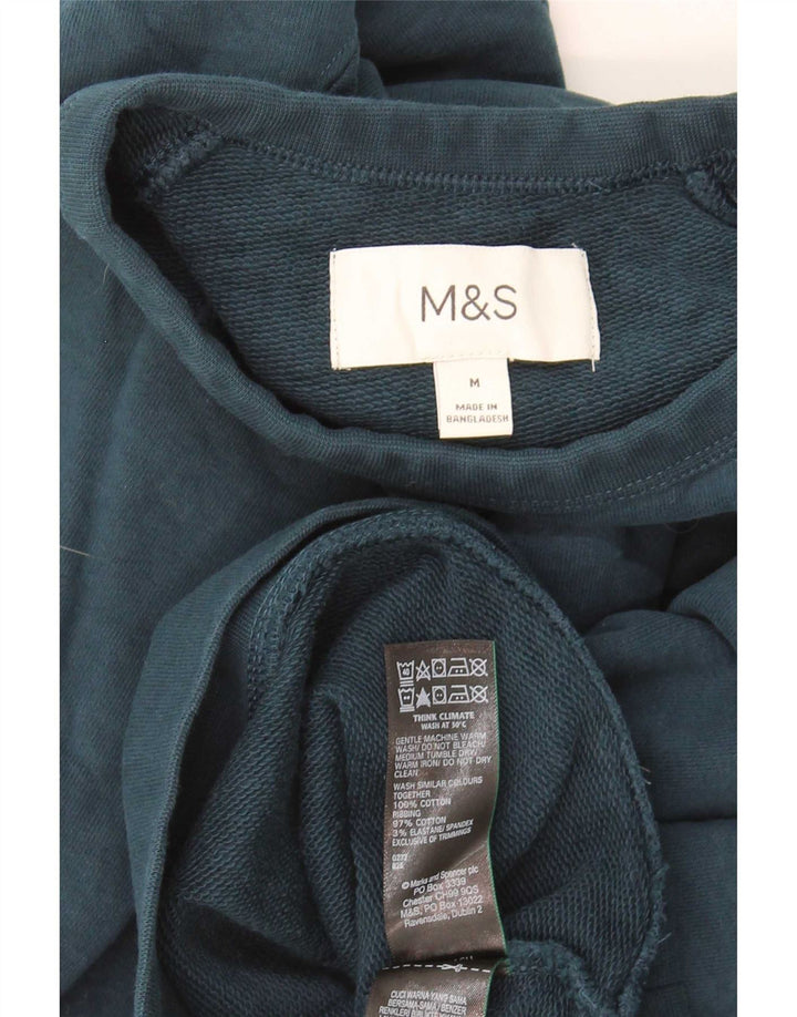 Ανδρική φούτερ Marks & Spencer Jumper Μεσαίο μπλε βαμβακερό