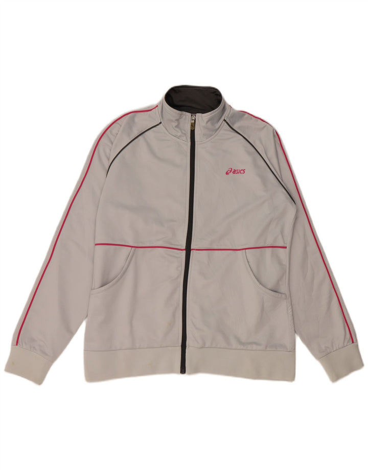 Γυναικεία αθλητική φόρμα Asics Top Jacket UK 18 XL Grey Polyester