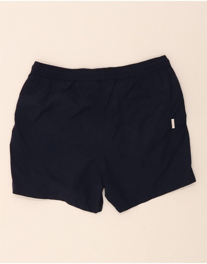 JACK & JONES Mens Swimming Shorts Medium  Navy Blue Polyester Vintage Jack & Jones and Second-Hand Jack & Jones from Messina Hembry 