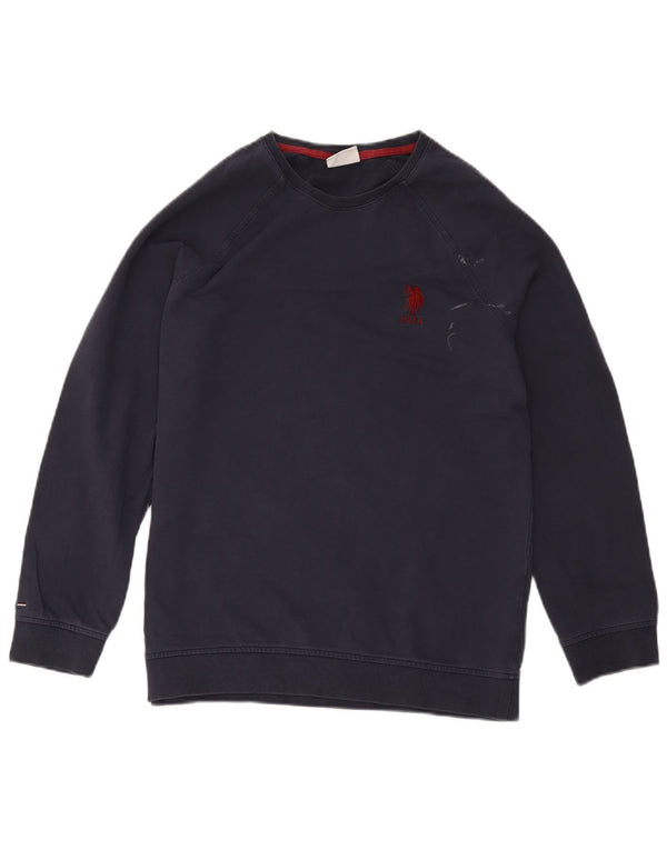 Πόλο Ασν. Γυναικείο φούτερ Jumper UK 14 Large Navy Blue Cotton