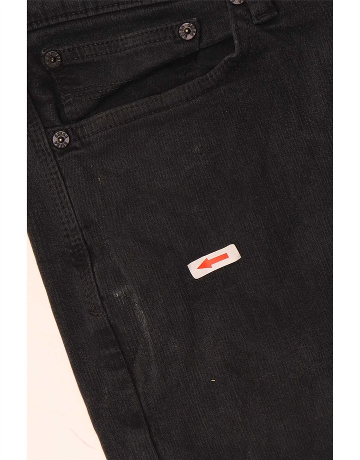 Marks & Spencer Γυναικείο Slim Jeans W32 L30 Μαύρο βαμβακερό