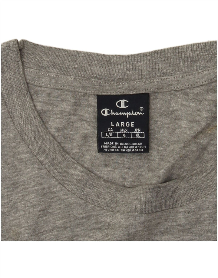 Ανδρικό T-Shirt Champion Top Large Grey Flecked