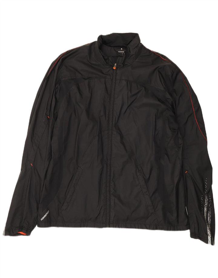 Adidas Mens Climacool Rain Jacket UK 42 XL Μαύρο Πολυεστέρας