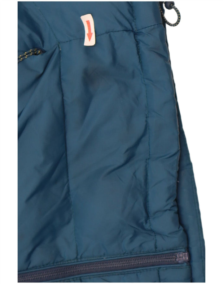 Ανδρικό μπουφάν Mountain Warehouse με κουκούλα UK 36 Small Blue Colourblock