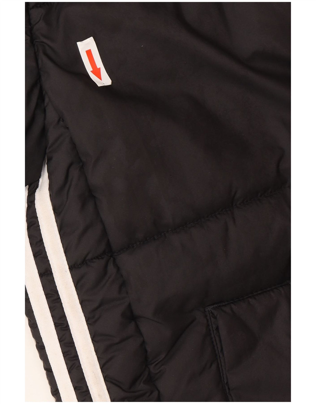 Adidas Γυναικείο μπουφάν με επένδυση UK 10 μικρού μαύρου πολυεστέρα