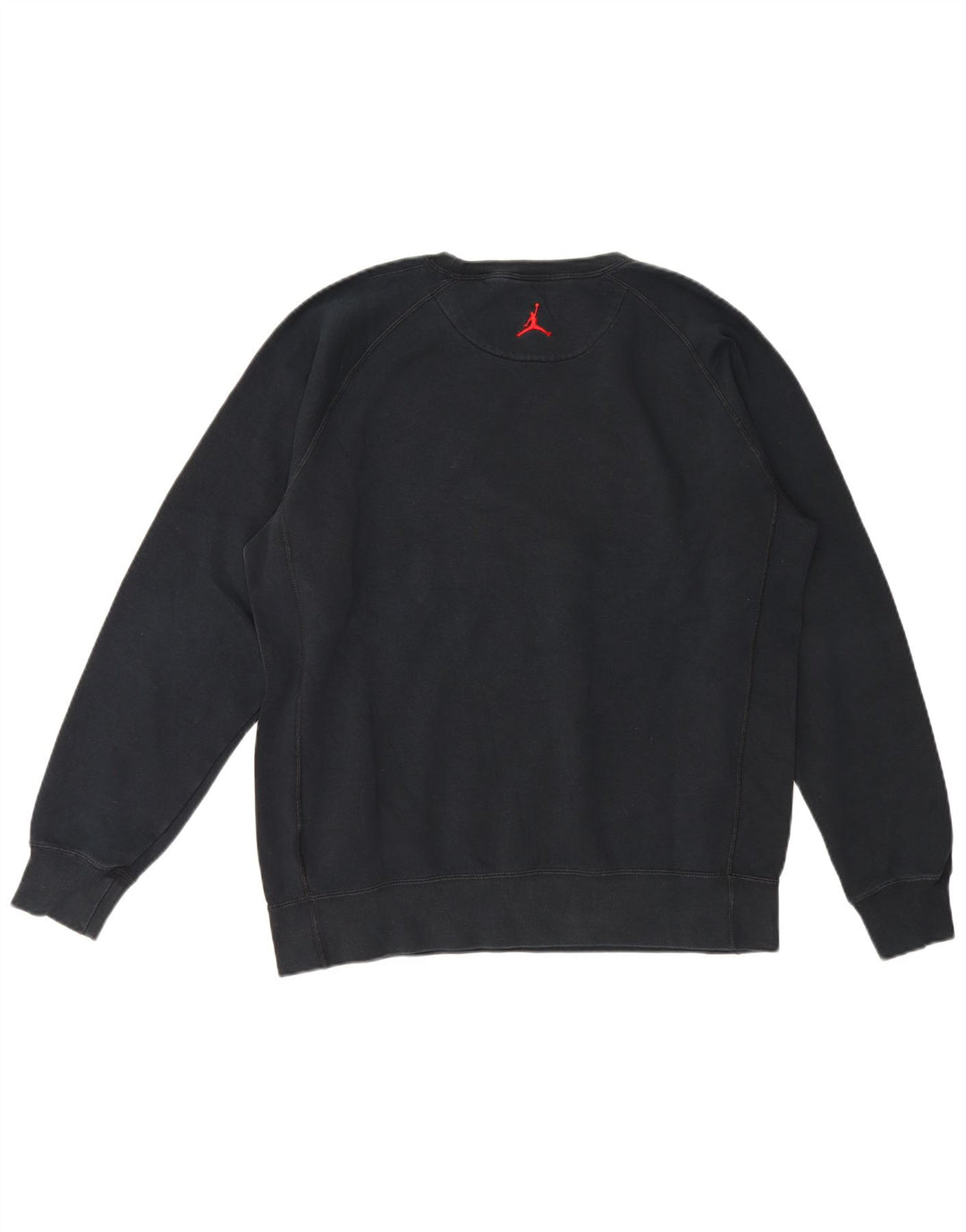 Ανδρικό γραφικό φούτερ Jordan Jumper μεγάλο μαύρο βαμβακερό