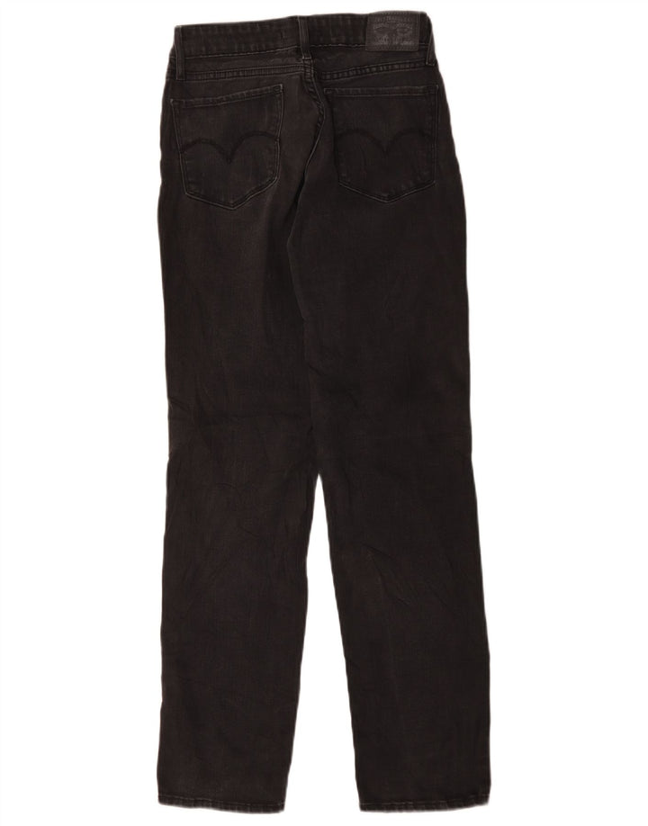 Levi's Womens 712 Slim Jeans W26 L29 Μαύρο βαμβακερό