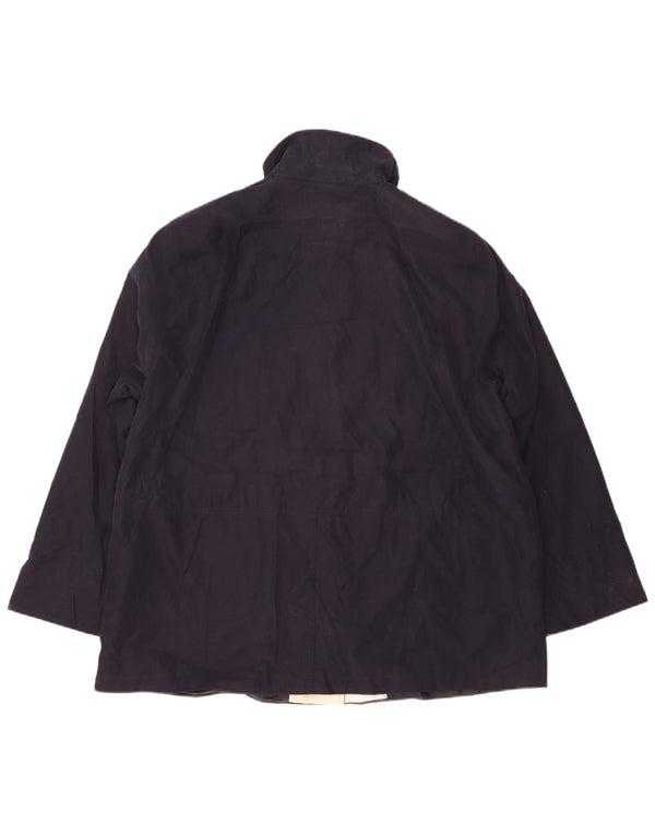 Marks & Spencer Γυναικείο Utility Jacket UK 20 2XL Navy Blue Polyester