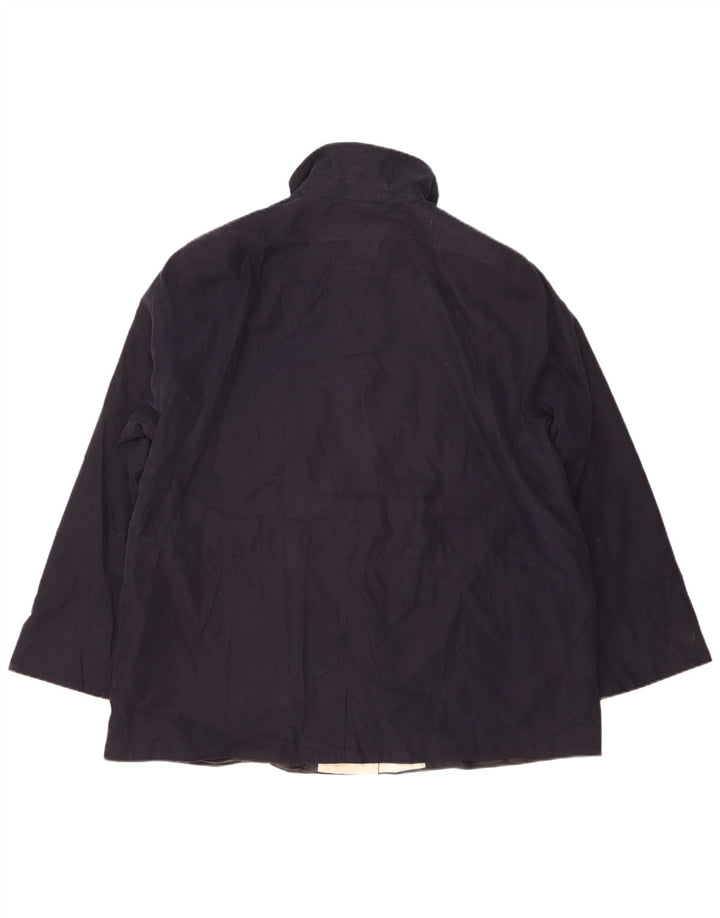 Marks & Spencer Γυναικείο Utility Jacket UK 20 2XL Navy Blue Polyester