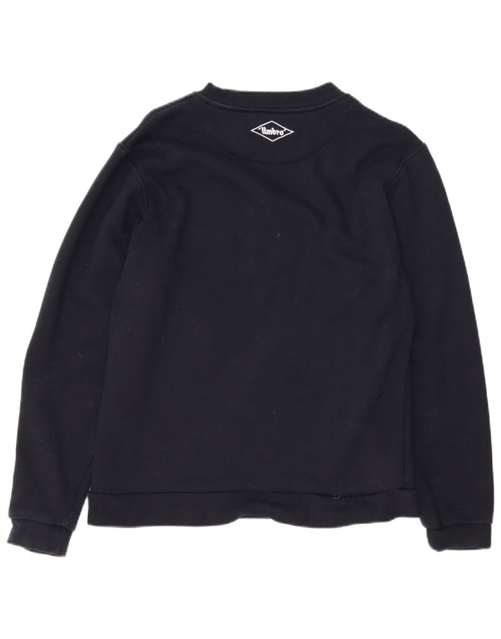 Ανδρικό γραφικό φούτερ UMBRO Jumper Μικρό μαύρο βαμβακερό