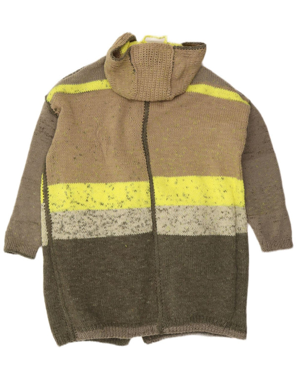 Vintage γυναικείο oversized Longline ζακέτα UK 20 2XL Πολύχρωμο