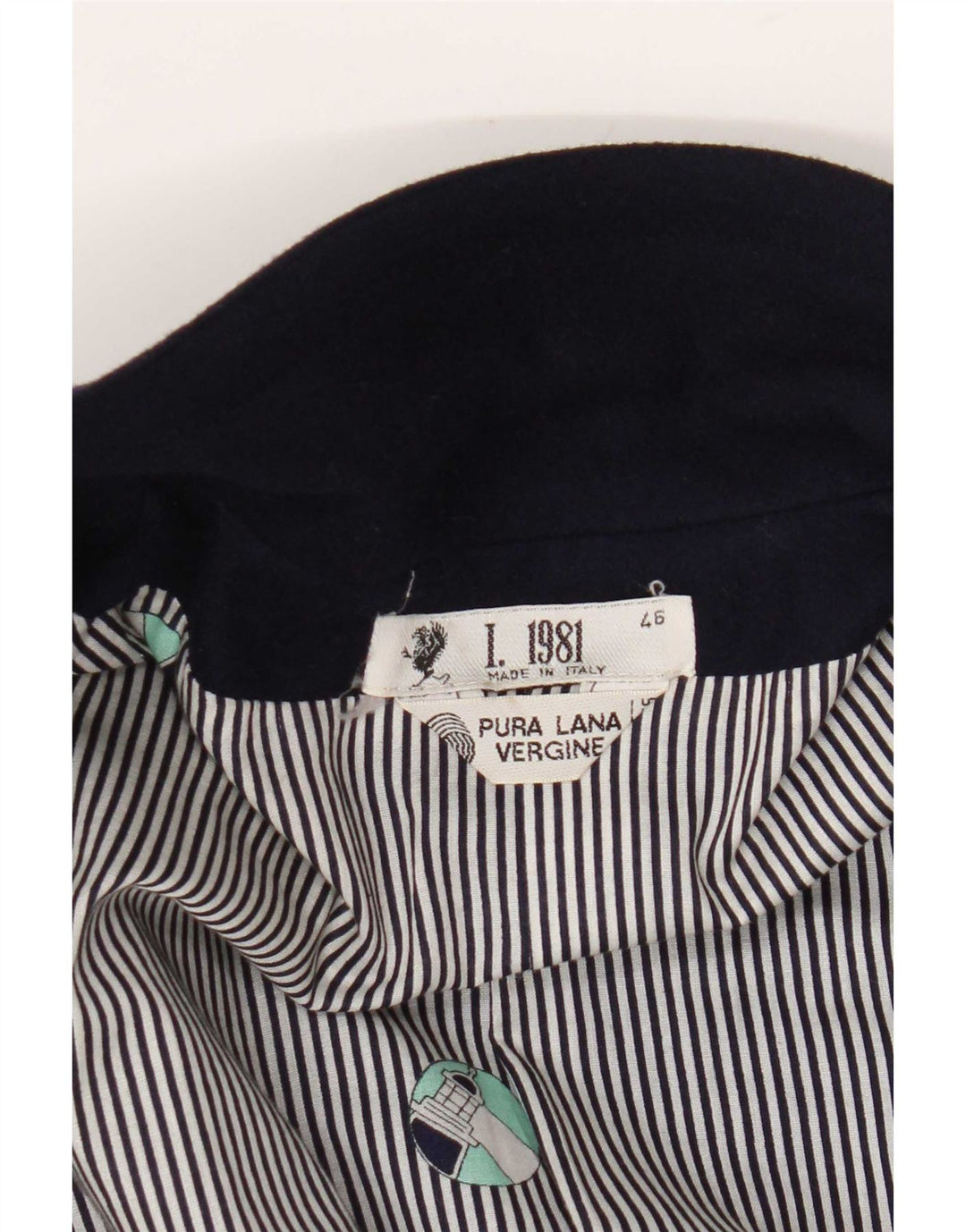 Vintage Γυναικείο Διπλό Μπουφάν Blazer IT 46 Large Navy Blue