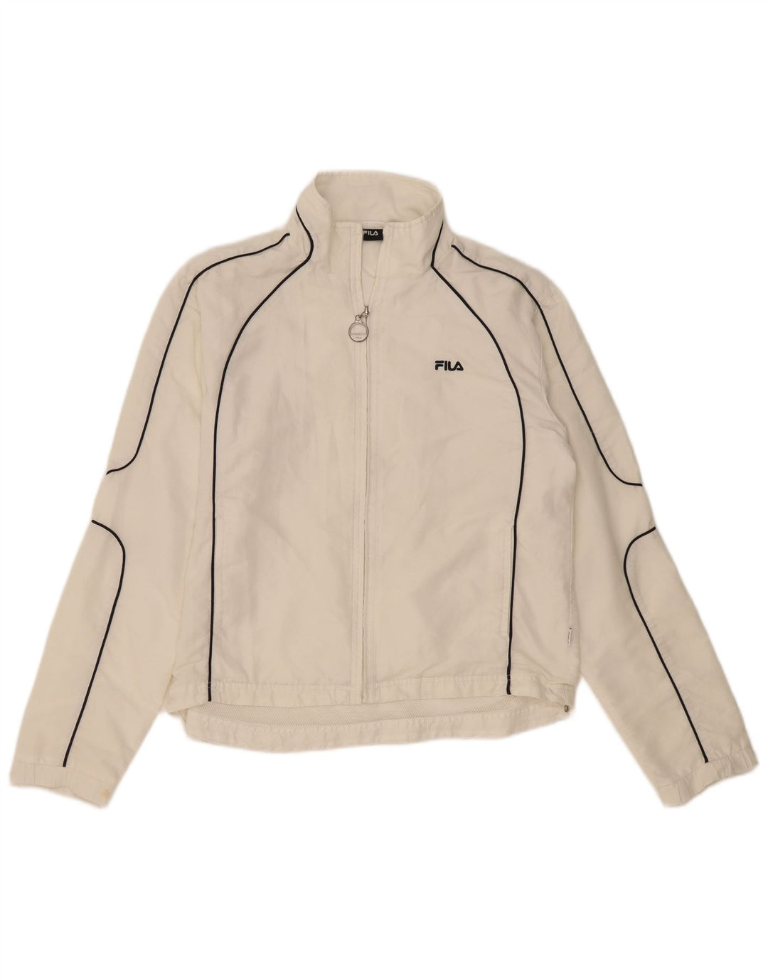 Fila Γυναικεία αθλητική φόρμα Top Jacket UK 16 Large White Polyester