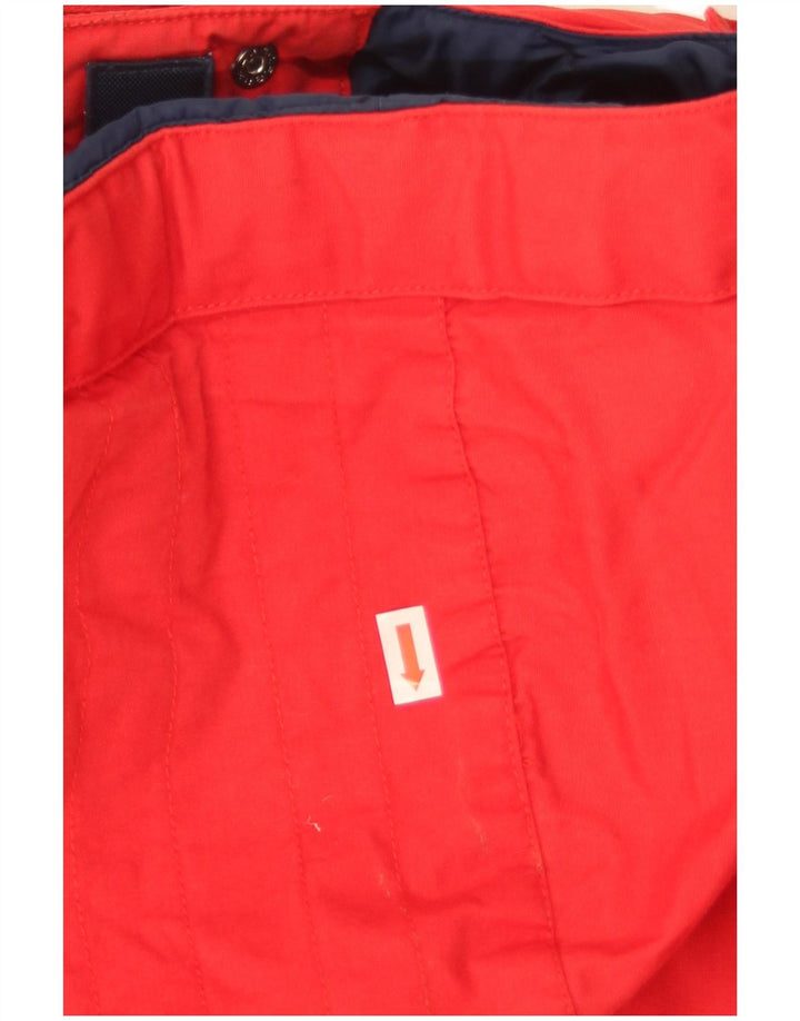 Tommy Hilfiger Ανδρικό μπουφάν με κουκούλα UK 40 μεγάλο κόκκινο πολυεστέρα