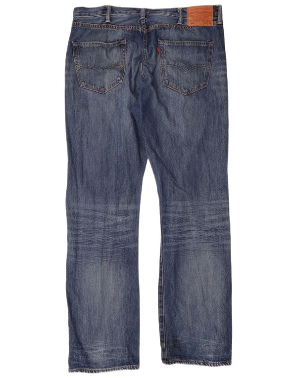 LEVI'S Ανδρικό τζιν 501 ίσιο W38 L34 Μπλε βαμβακερό