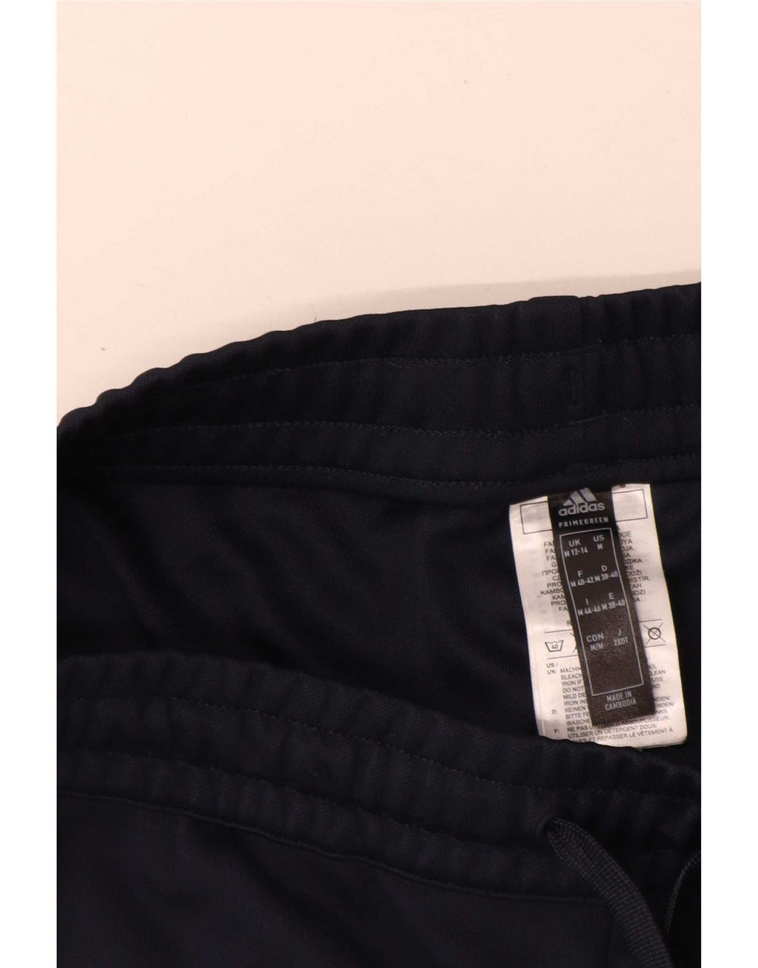 Adidas γυναικεία αθλητική φόρμα παντελόνια UK 12/14 Medium Navy Blue Polyester