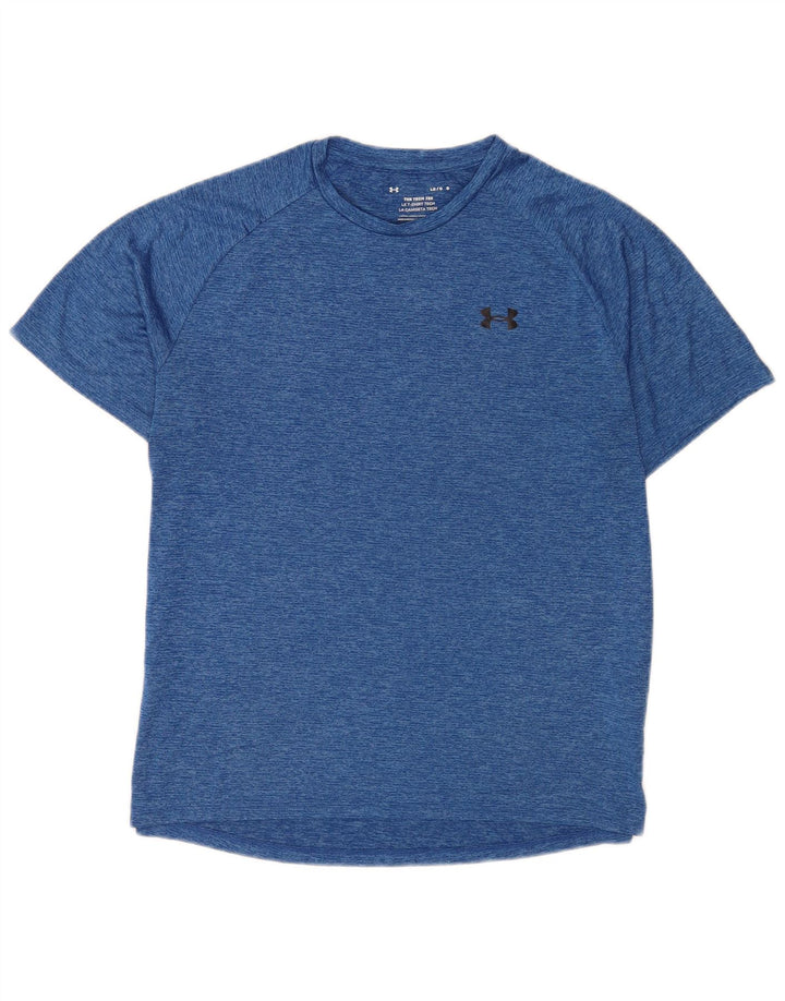 Under Armour Ανδρικό T-Shirt Top Large Blue Flecked Polyester