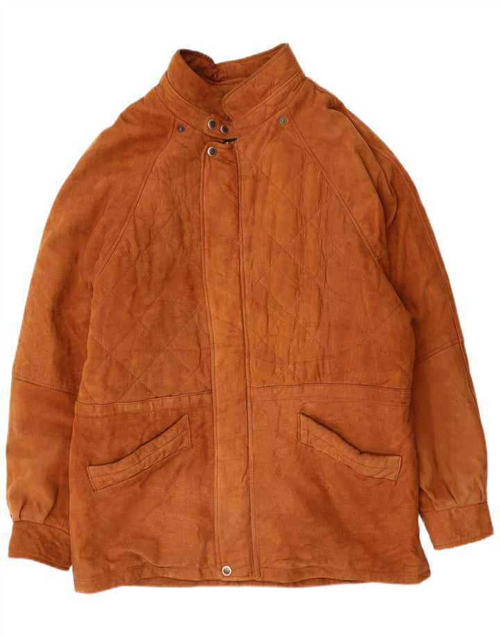 Vintage Ανδρικό Σουέντ Μπουφάν UK 42 XL Καφέ Δερμάτινο