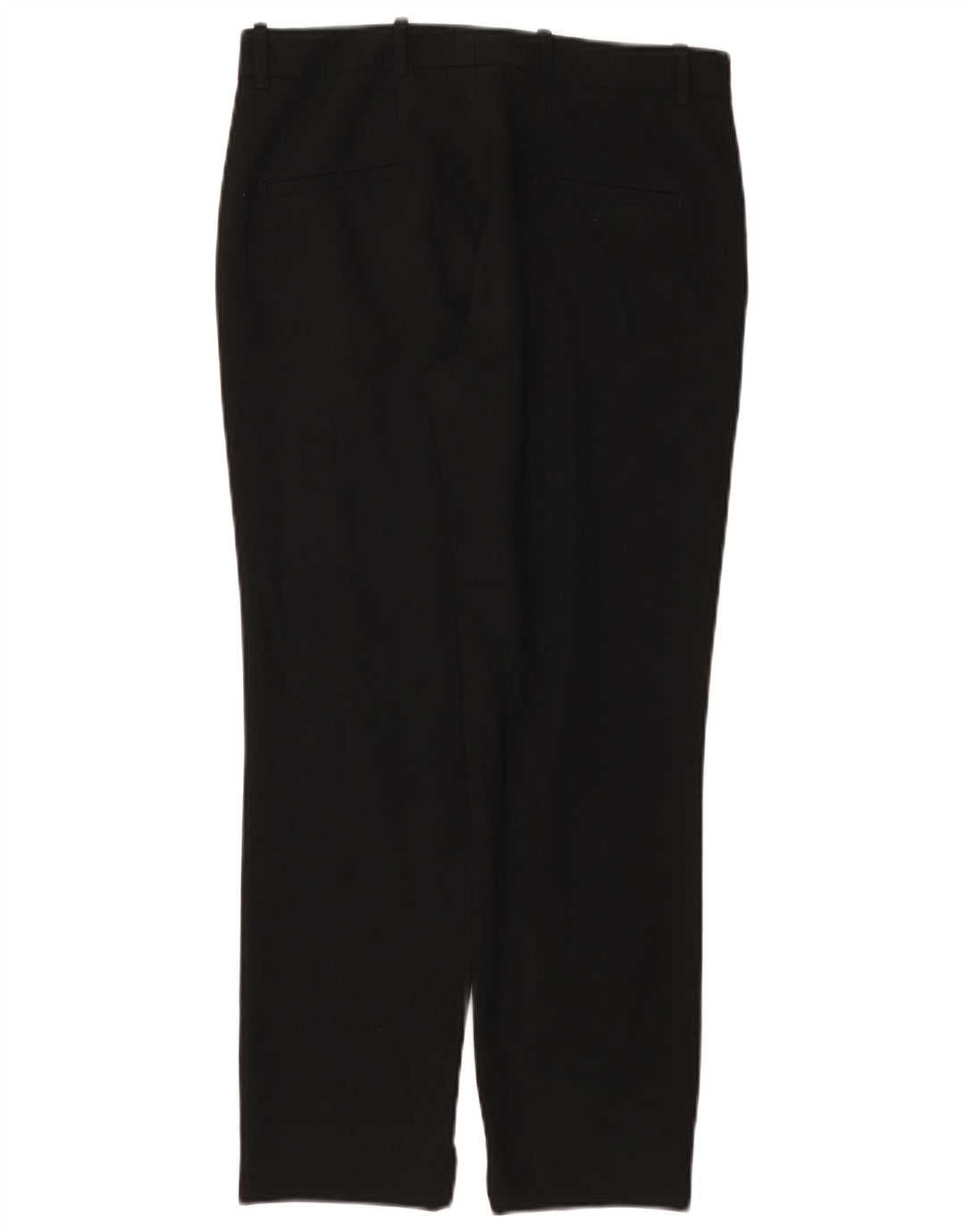 ZARA Γυναικείο ίσιο παντελόνι Chino Small W26 L26 Μαύρο Πολυεστέρα