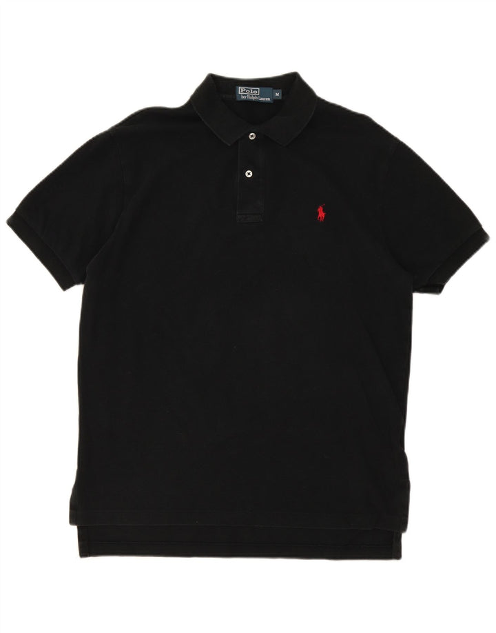 Ανδρικό πουκάμισο Polo Ralph Lauren, μεσαίο μαύρο βαμβακερό