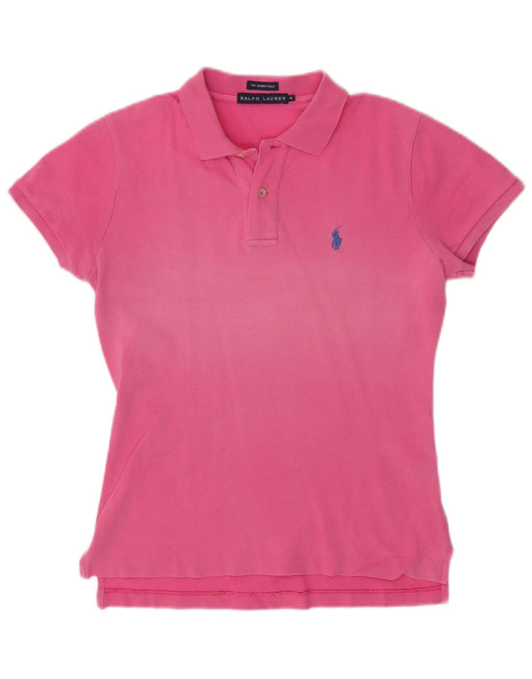 Polo Ralph Lauren Γυναικείο Skinny Polo πουκάμισο UK 12 Medium Pink