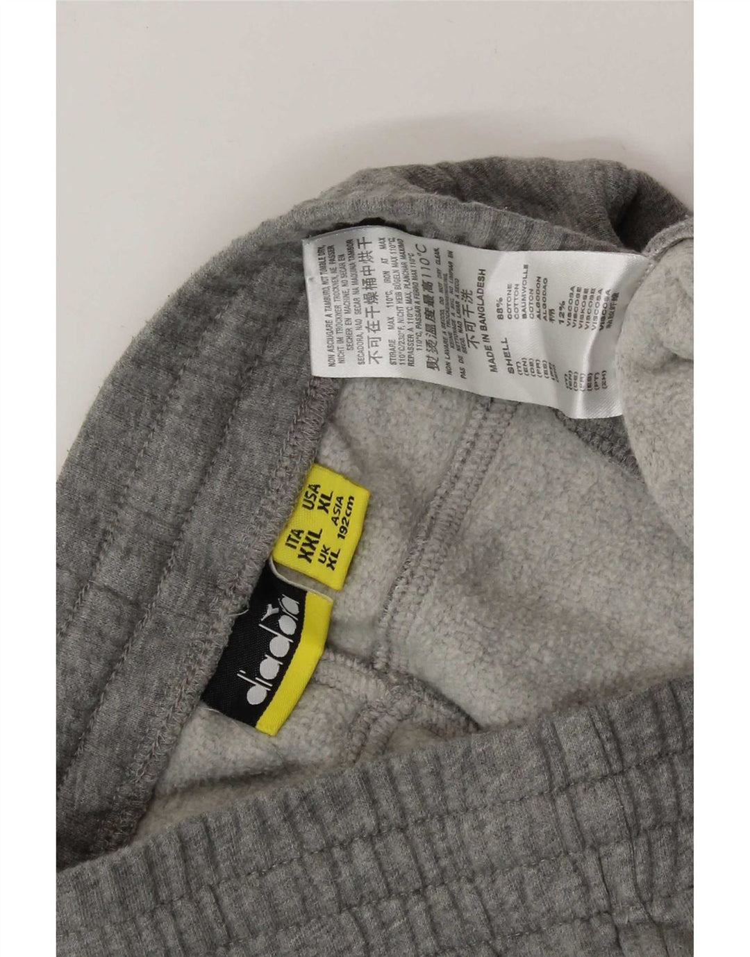 Ανδρική φόρμα Diadora Παντελόνι XL Γκρι βαμβακερό