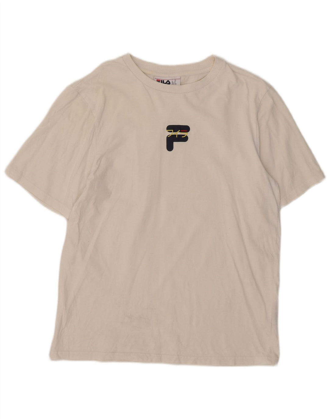 Ανδρικό T-Shirt Fila Top Μεσαίο λευκό βαμβακερό