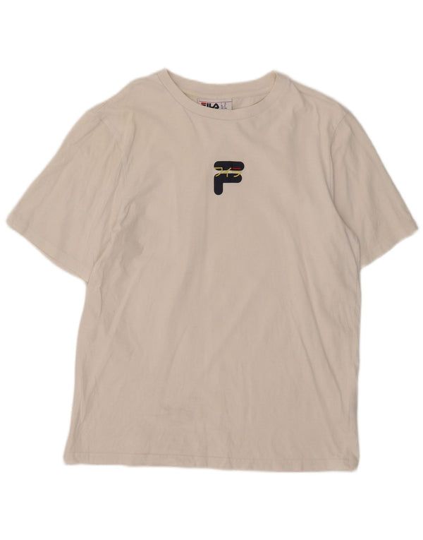 Ανδρικό T-Shirt Fila Top Μεσαίο λευκό βαμβακερό