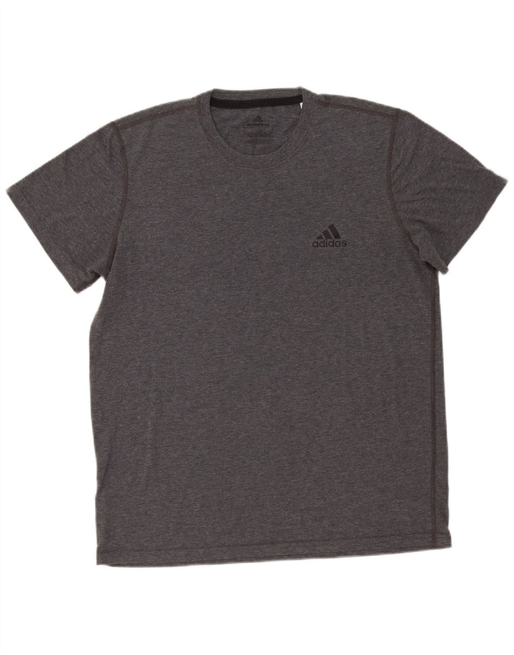 Ανδρικό T-Shirt Adidas Top Large Grey Flecked