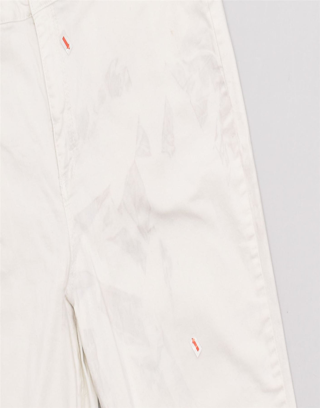 LEE Womens Capri Trousers W36 L18 White Cotton Classic | Vintage | Thrift | Second-Hand | Used Clothing | Messina Hembry 