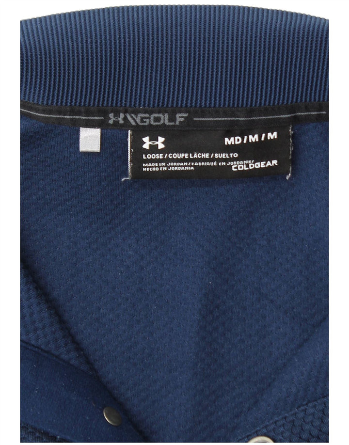 Ανδρική μπλούζα με λαιμό κρύο κουμπιά UNDER Armour, Jumper, μεσαίο μπλε ναυτικό