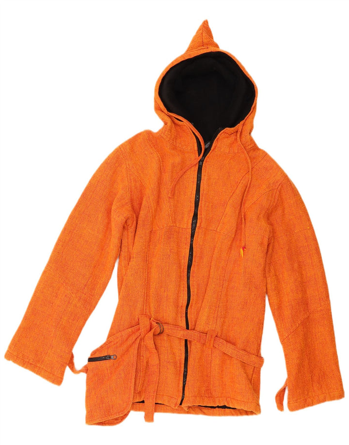 Coline Γυναικείο Bomber Jacket με κουκούλα UK 12 μεσαίο πορτοκαλί βαμβακερό