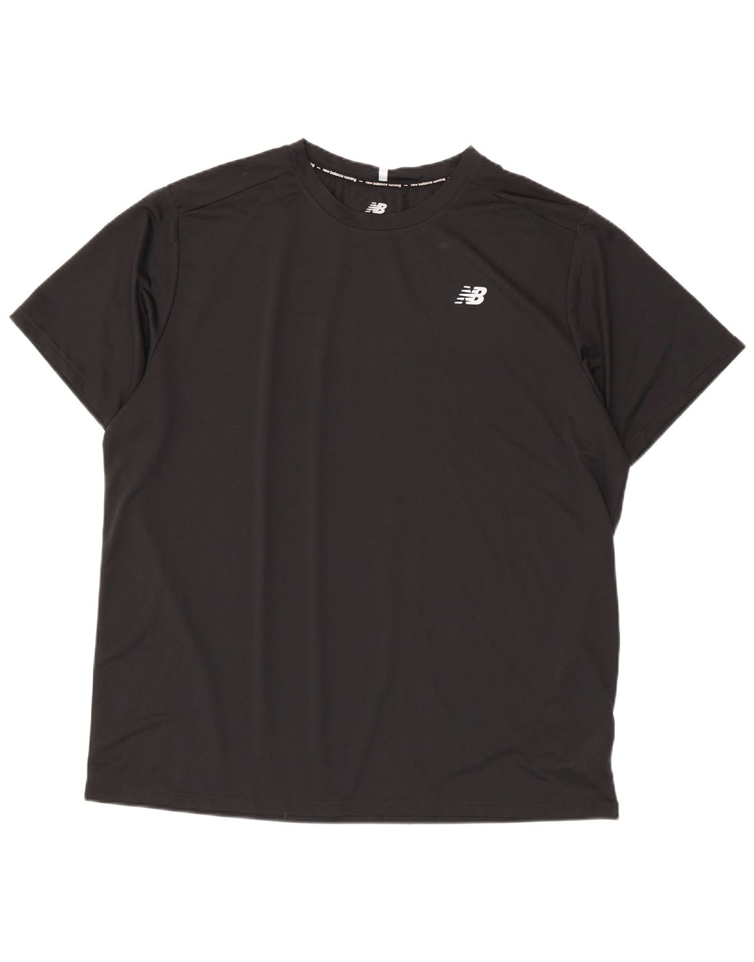 Ανδρικό T-Shirt New Balance Top 2XL μαύρο πολυεστέρα