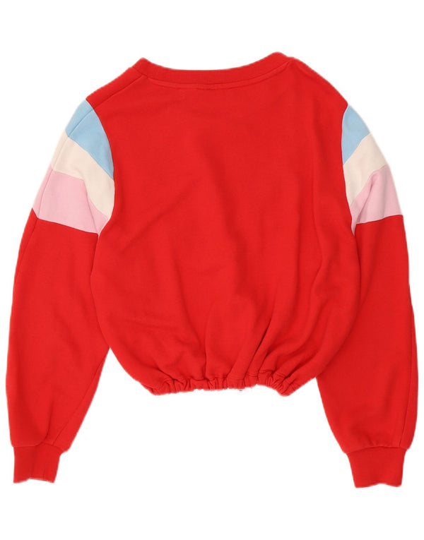 LEVI'S Γυναικεία φούτερ μεγάλου μεγέθους Jumper UK 10 Small Red Colourblock