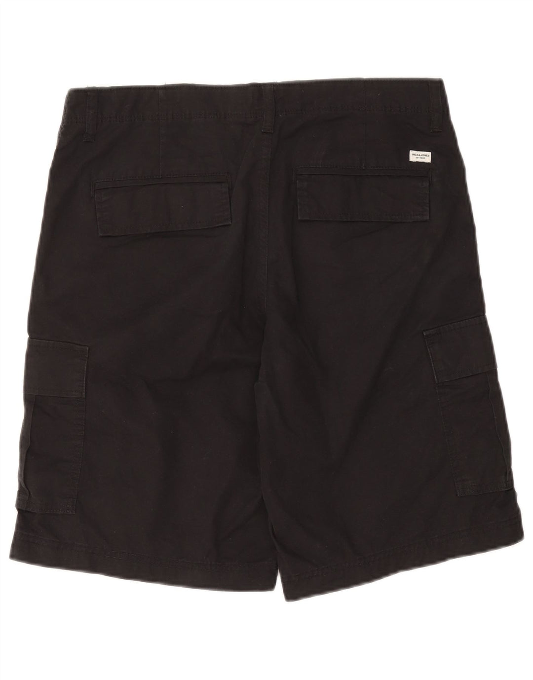 Jack & Jones Ανδρικό σορτς Cargo Medium W32 μαύρο βαμβακερό