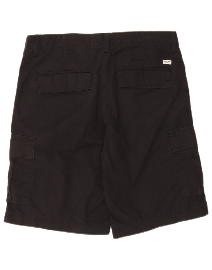 Jack & Jones Ανδρικό σορτς Cargo Medium W32 μαύρο βαμβακερό