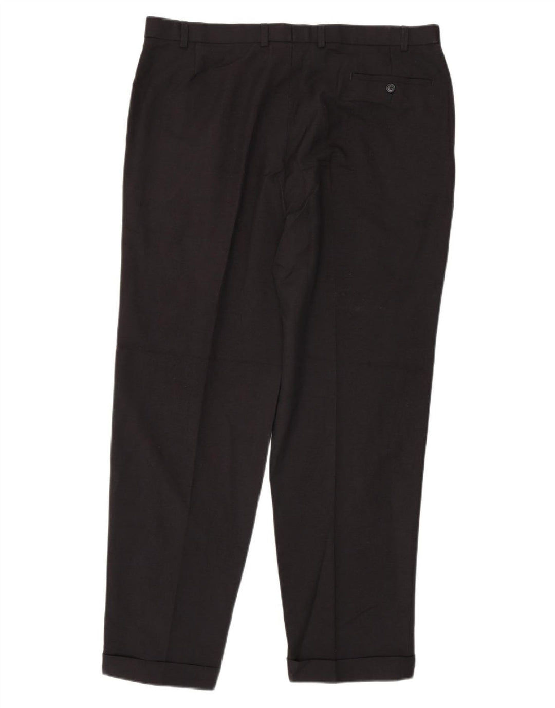 Marks & Spencer Ανδρικό παντελόνι με καρφίτσα W40 L33 Navy Blue Polyester