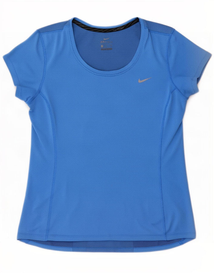 Γυναικείο T-shirt Nike Dri Fit Top UK 12 Medium Blue Polyester