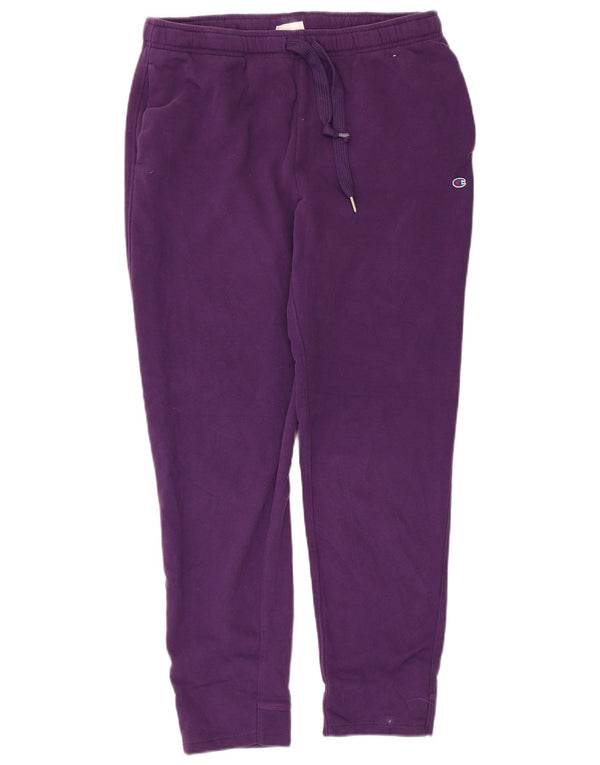 Champion γυναικεία αθλητική φόρμα παντελόνι Joggers UK 14 Medium Purple Cotton