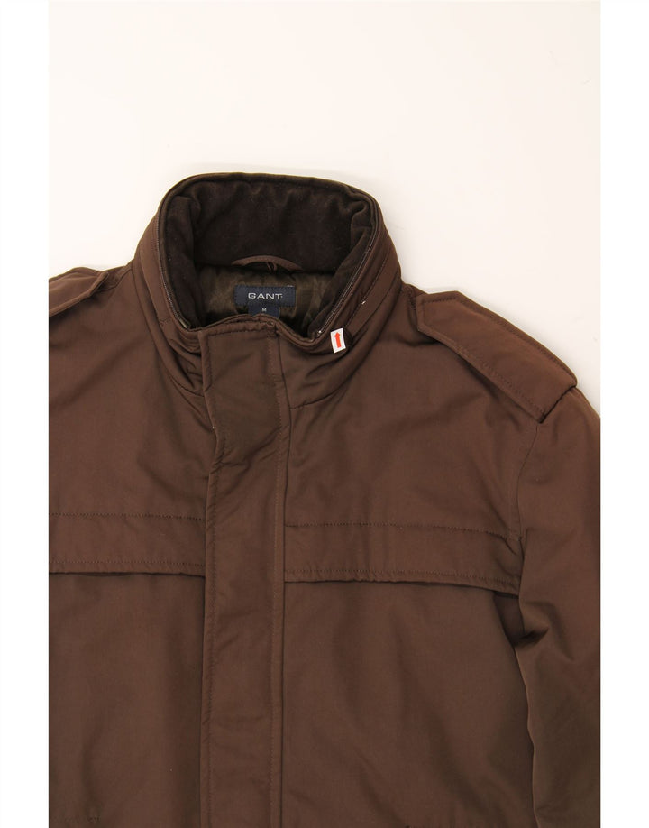 GANT Mens Military Jacket UK 38 Medium Brown Cotton Vintage Gant and Second-Hand Gant from Messina Hembry 