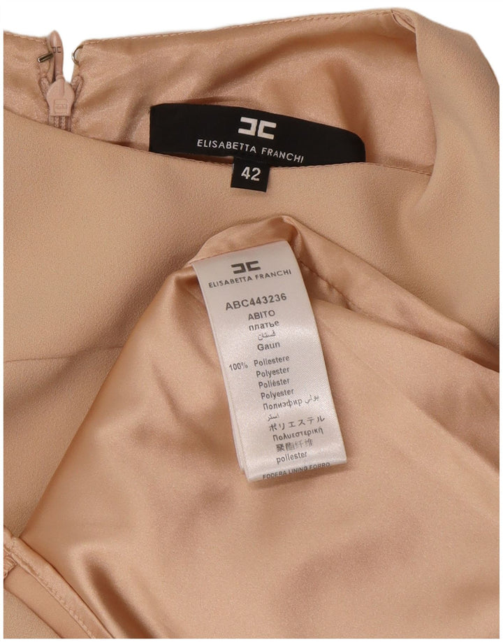 Elisabetta Franchi Γυναικείο φόρεμα Shift IT 42 Medium Beige Polyester Classic