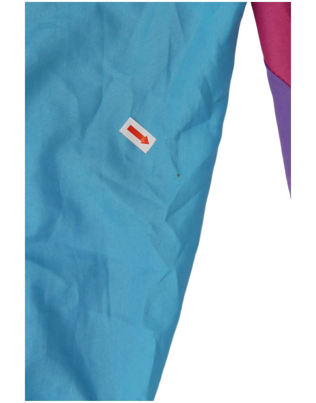 Γυναικεία αθλητική φόρμα VINTAGE Παντελόνι Joggers UK 10 Small Blue Colourblock