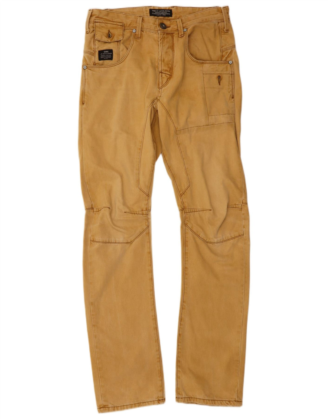 JACK & JONES Ανδρικό ίσιο παντελόνι Stan Anti Fit W29 L32 Beige