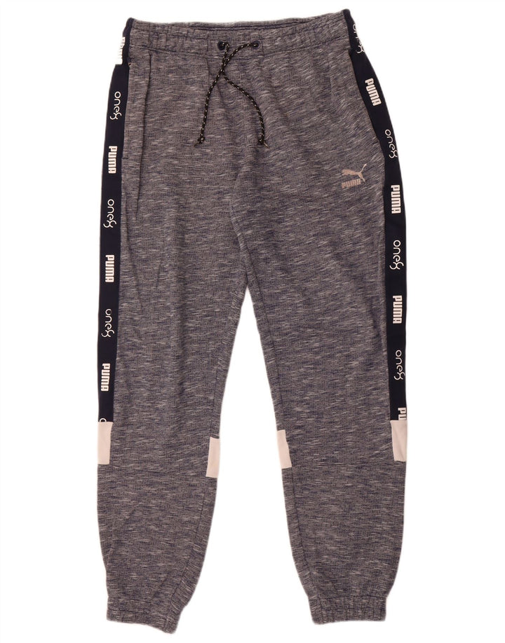 Ανδρική αθλητική φόρμα Puma Graphic Παντελόνι Joggers Medium Navy Blue Flecked