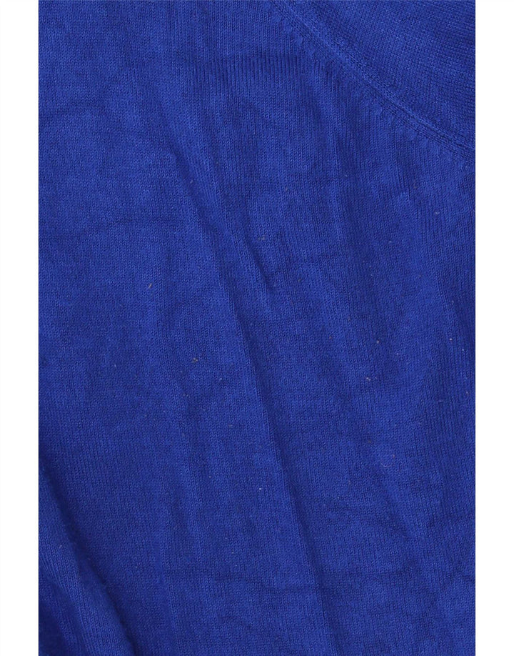 Marks & Spencer Γυναικεία ζακέτα πουλόβερ UK 20 XL μπλε βισκόζη