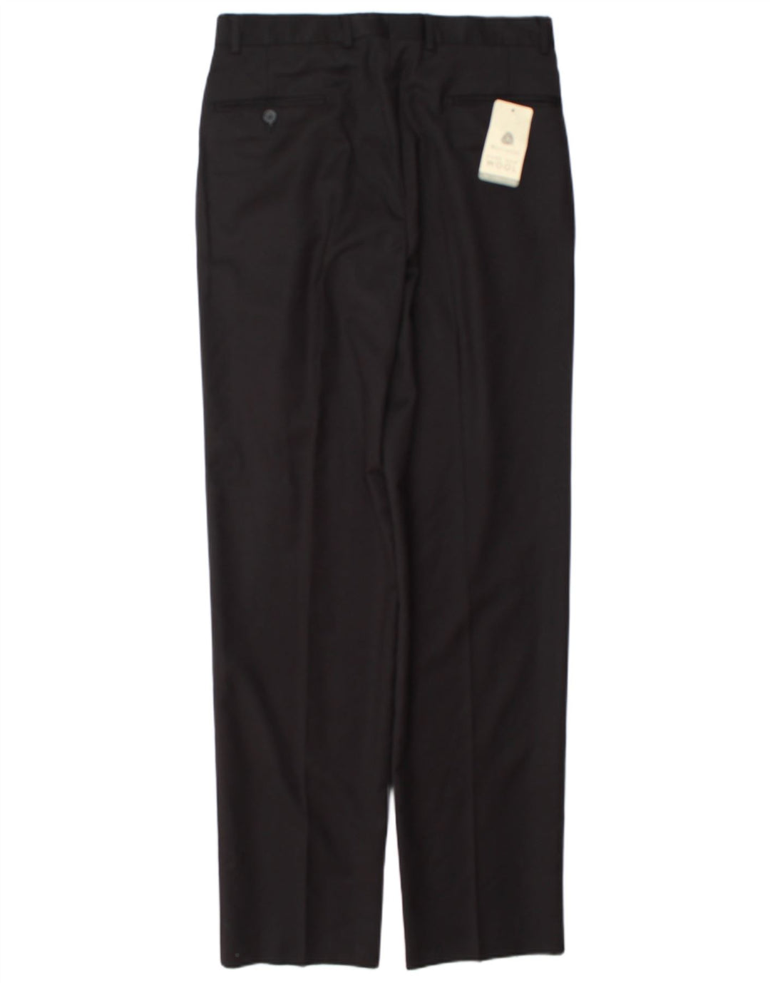Vintage Ανδρικό παντελόνι με καρφίτσα IT 48 Medium W32 L34 Μαύρο μαλλί